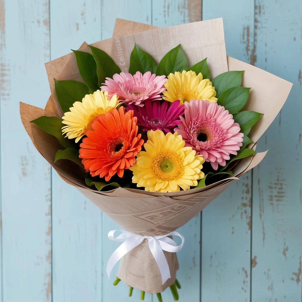 Букет цветов из: Герберы в Чадане