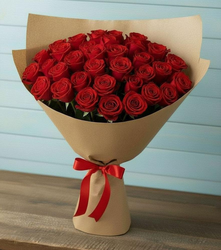 Букет Красные розы Милано в Чадане
