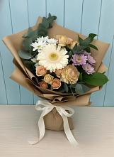 Букет цветов из:  Герберы и Хризантемы в Чадане