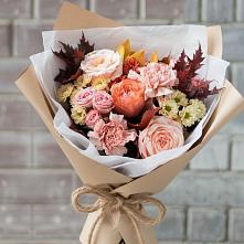 Букет цветов из:  Гвоздики, Хризантемы и Розы в Чадане