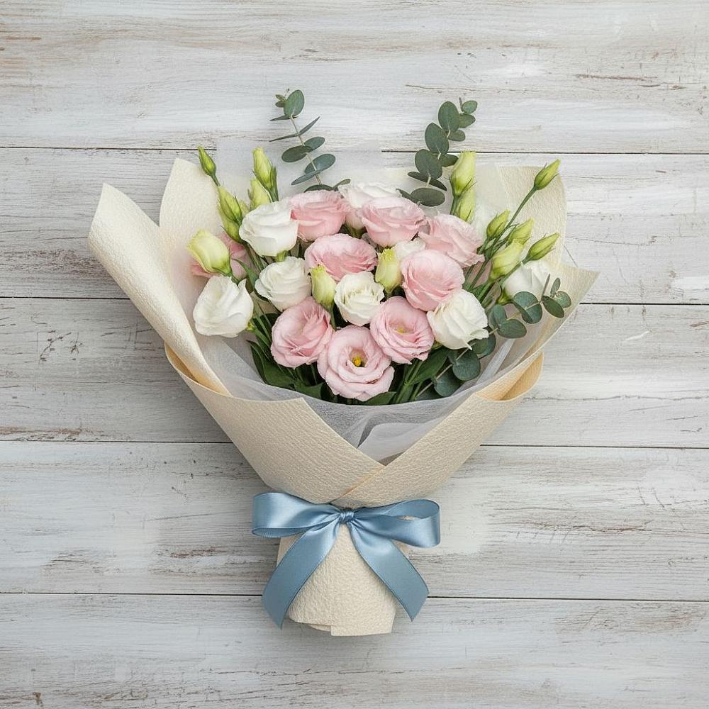 Букет цветов из: Лизиантусы в Чадане